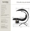 Fauteuil suspendu Elaria avec pare-soleil et poche latérale Voir les images du produit 6