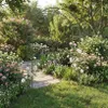 Metall Gartenbogen 240 x 150 cm Grün – Wetterfester, Produktbild-Vorschau 5