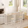 WOLTU 1x Bartisch Esstisch, Metallgestell, Tischplatte aus Produktbild-Vorschau 2