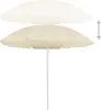 vidaXL Parasol ze stalowym drążkiem w kolorze piaskowym 180 Podgląd zdjęcia produktu 6