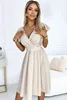 Numoco Formelle Frauenkleider Elnathane beige S Produktbild-Vorschau 3