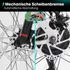 Hiland 26 Zoll Herren Damen Elektrofahrrad, 7 Gang Produktbild-Vorschau 5