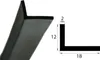 WKP12 Vollgummi EPDM Winkelprofil L - Profil 12x18x2 mm Produktbild-Vorschau 1