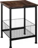 tectake® Beistelltisch Grimsby 40x40x55,5cm Produktbild-Vorschau 1