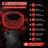 Batterie LED Lichterkette Rot, 3m 30 LEDs mit Timer und 8 Produktbild-Vorschau 6