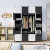 YZNAHRE Kleiderschrank 145 cm Breit Garderobenschrank Produktbild-Vorschau 1