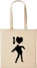 Huuraa Baumwollbeutel I Love Zombies Geschenk Produktbild-Vorschau 1
