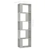 vidaXL Bücherregal/Raumteiler Betongrau 45x24x159 cm Produktbild-Vorschau 12