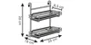 Tescoma Doppelregal MONTI, 26 cm Produktbild-Vorschau 2