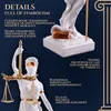 Justitia Weiß-Gold 31 cm TEMIDA | Edle Göttin der Produktbild-Vorschau 4