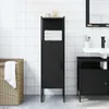 vidaXL Kúpeľňová skrinka čierna 33x33x120,5 cm materiál na Náhľad obrázku produktu 2
