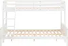 Homestyle4u Etagenbett, Weiß, Liegeflächen 90x200 & 140x200 Produktbild-Vorschau 13