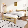 Fortuna Lai Holzbett 90x200 cm, Solide Einzelbett Produktbild-Vorschau 1