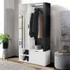 MIRJAN24 Garderobe-Set Milo mit Spiegel und Kleiderstange, Produktbild-Vorschau 11