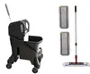 Wischset CleanSV black 50 cm - 24 Liter PE Putzeimer mit 4 Produktbild-Vorschau 1