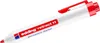 A single red and white marker pen is shown against a white background. Podgląd zdjęcia produktu