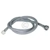A gray hose with connectors on both ends, coiled on a white background. Produktbild-Vorschau