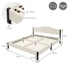 ML-Design Polsterbett 160x200 cm Beige Doppelbett mit Produktbild-Vorschau 7