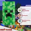 Minecraft Badetuch Creeper 75x150 cm Strandtuch Handtuch Produktbild-Vorschau 2