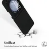 Accezz Liquid Silikoncase Samsung Galaxy Z Flip 5 - Schwarz Produktbild-Vorschau 4