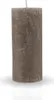 Bougies Rustique ( pack de 3 ) Taupe Ø7cm x 15cm Voir les images du produit 2