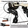 Hiland 26 Zoll 7 Gang Pendler Stadtfahrrad für Männer und Produktbild-Vorschau 5