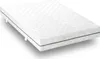 A white mattress with a green stripe along the side is shown on a white background. Náhľad obrázku produktu
