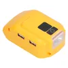 A yellow device with USB ports and a light. Náhled obrázku produktu
