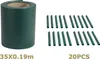 UISEBRT 35m x 19cm PVC Sichtschutzstreifen Doppelstabmatten Produktbild-Vorschau 11