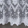 Rideau court arqué décoratif FLORENTYNA 120 blanc 330x120 Voir les images du produit 11