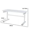 roba Kinderschreibtisch Smart Grow Basic mit Aufsatz 110x60 Produktbild-Vorschau 5