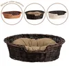 Panier pour chien en osier ovale 75x57 H19 CM Voir les images du produit 1
