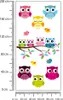 Muralo Nástěnná samolepka Happy Colourful Owls 100 x 200 cm Náhled obrázku produktu 2