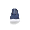 A front view of a blue Skechers sneaker on a white background. Voir les images du produit