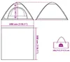 vidaXL Campingzelt 5 Personen Weiß Verdunkelungsstoff Quick Produktbild-Vorschau 7