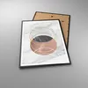 Gerahmtes Poster - Schwarzer Rahmen - Abstraktion Formen Produktbild-Vorschau 3