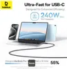 Baseus PicoGo magnetisch Schnelladekabel USB-C 240W 1m Anteprima dell’immagine prodotto 5