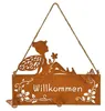 Garten Metallschild im rostig finish Stil, Modell: Produktbild-Vorschau 4