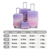 LVHOM Set de 4 valises à coque rigide avec trousse de Voir les images du produit 8