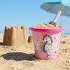 NEUSTANLO | Einhorn Eimer 23 cm | Unicorn Sandeimer mit Produktbild-Vorschau 3