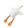 A plush toy goose lying on a white background. Náhled obrázku produktu