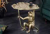 Beistelltisch 55cm Gold Design Tisch Modern Wohnzimmer Produktbild-Vorschau 2