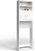 A white cabinet designed to fit over a washing machine, shown against a white background. Náhled obrázku produktu