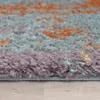 Hochflor Teppich Wohnzimmer Shaggy Modern Vintage Produktbild-Vorschau 2