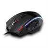 A black gaming mouse with RGB lighting is shown on a white background. Produktbild-Vorschau