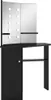 "2026 Aktion" Eck-Schminktisch mit LED Schwarz 111x54x141,5 Produktbild-Vorschau 1