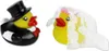 Bade Ente Hochzeitspaar 6x6cm in Geschenkpackung Produktbild-Vorschau 2