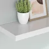 Półki Ścienne, 4 Szt, Białe, 80X23,5X3,8 Cm, Mdf Lumarko! Podgląd zdjęcia produktu 4