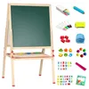 Zweiseitige Standtafel Kindertafel Zeichenbrett Whiteboard Produktbild-Vorschau 1
