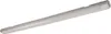 A linear fluorescent light fixture with a clear protective cover, presented against a white background. Produktbild-Vorschau